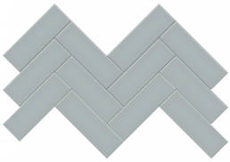 Triton II Denim 2x6 Glossy Herringbone Mosaic | Aphelion