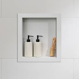 Blank Canvas Shower Niche 14.5 x12 Inside | Aphelion Collection