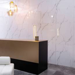 Carrara Marble Gloss Wall Panel 24x48 | Aphelion Collection