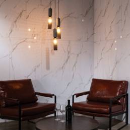 Carrara Marble Gloss Wall Panel 48x120 | Aphelion Collection