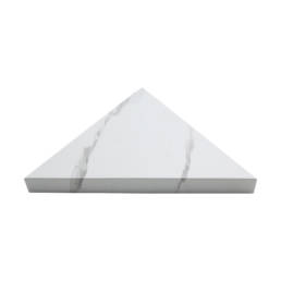 Carrara Marble Matte Shower Shelf 14.56x7.12x2 | Aphelion Collection