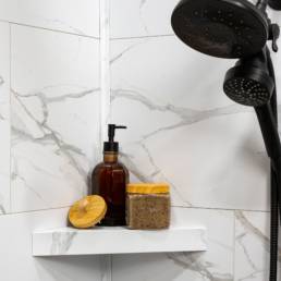 Luxe Marble Shower Shelf 14.56x7.12x2 | Aphelion Collection