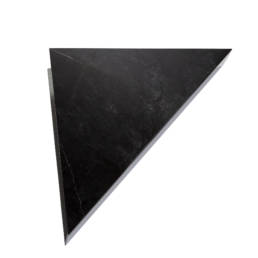 Marquina Nero Gloss Shower Bench 26x18.63x3 | Aphelion Collection