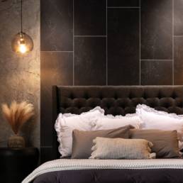 Marquina Nero Matte Wall Panel 48x120 | Aphelion Collection