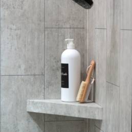 Pebble Glow Shower Shelf 14.56x7.12x2 | Aphelion Collection