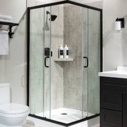 Pebble Glow Shower Wall Kit 36x60x78 | Aphelion Collection